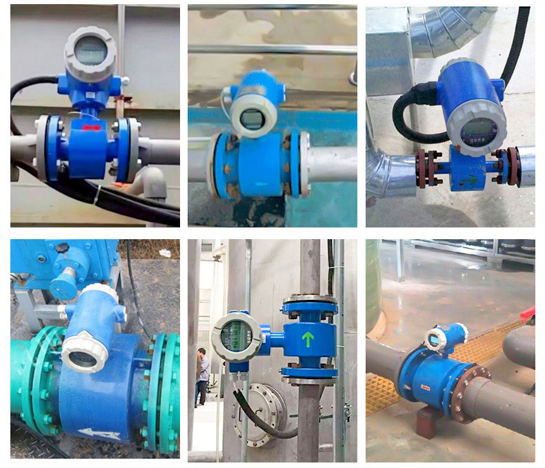 dn1000污水流量計現場安裝使用圖